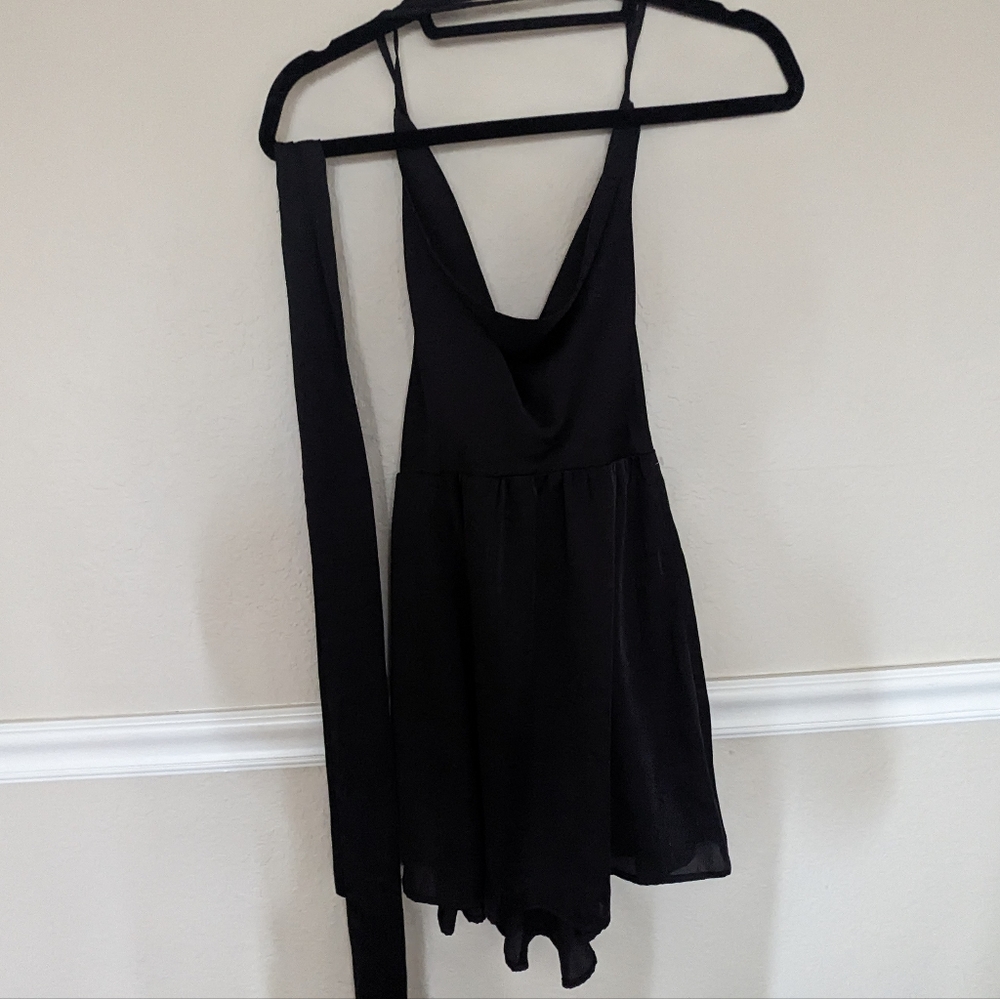 Free people black flowy dress size M